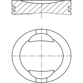 Píst motoru Píst MAHLE 009 36 01