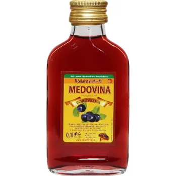 Medovina Včelařství M+M medovina dezertní borůvková 0,1 l