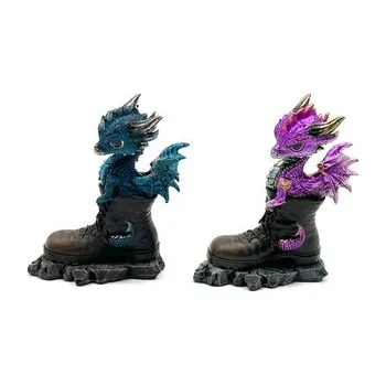 Dekorace - soška - Elements - Malý dráček ve staré botě