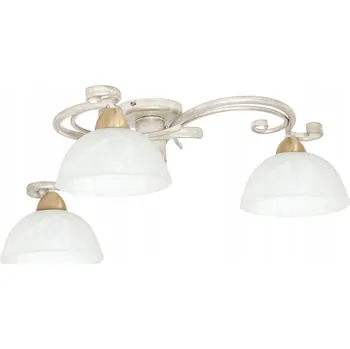 Stropní svítidlo (plafon) Luminex 78 x 78 cm bílé, šedé, zlaté