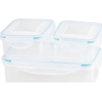 Dóza na potraviny Dóza MagicHome, hranatá, s termo taškou, sada 3 ks, 1x 1500 ml + 2x 500 ml