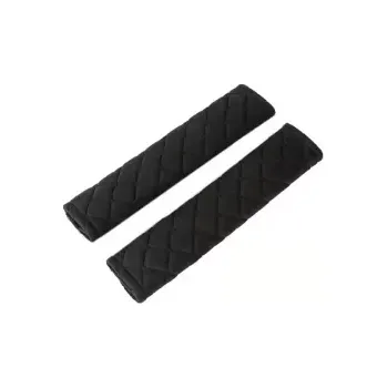 Návlek na bezpečnostní pás Chránič na bezpečnostní pásy do auta, vyšívaný, barva černá