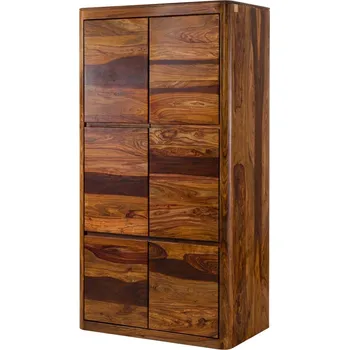 Šatní skříň Šatní skříň Palisandr 105x60x200 ořech voskovaný MONTREAL