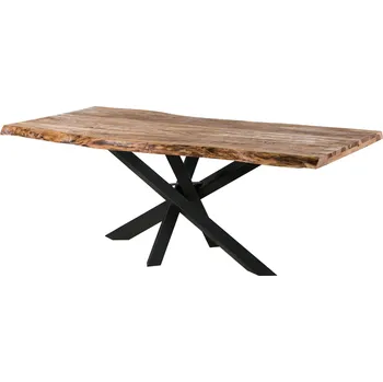 Jídelní stůl Jídelní stůl palisandr 260x100x79 přírodní pískovaný / Mikado nohy antracit matný METALL 5