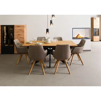 Jídelní stůl Roztahovací jídelní stůl divoký dub 180-265x100 přírodní olejovaný INNSBRUCK