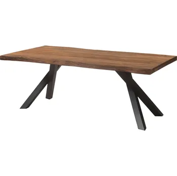 Jídelní stůl Jídelní stůl palisandr 200x100x76 šedý mořený / A-rám antracit matný METALL 5