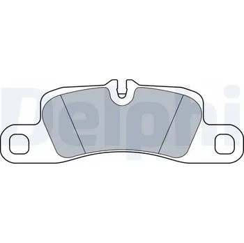 Brzdová destička Sada brzdových destiček, kotoučová brzda DELPHI LP3546