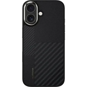 Pouzdro na mobilní telefon Zadní kryt Benks Montage Magnetic Armor Pro Kevlar Metal Frame 600D+1500D (MA67) pro iPhone 17 black