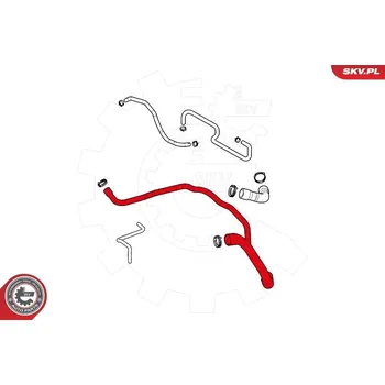 Chladič motoru Hadice chladiče ESEN SKV 24SKV359