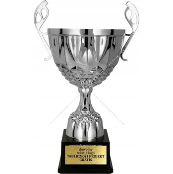 Prestižní stříbrná trofej Mufas 32 cm + GRAVÍROVÁNÍ