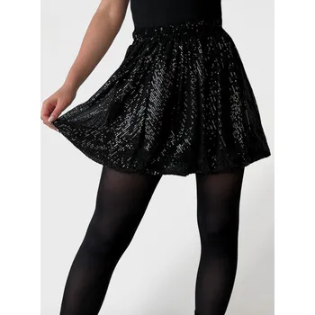 Dámská sukně Luxusní černá dámská sukně s flitry, VELIKOST UNI ( S, M , L )