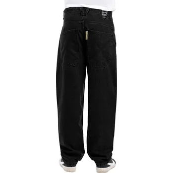 Pánské kalhoty kalhoty unisex HOME BOY - x-tra BAGGY - Denim WASHED BLACK
