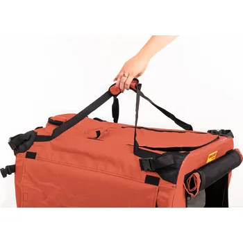 přepravka pro zvíře Přepravní boxy na míru, výroba na zakázku, cihlová barva délka-šířka-výška boxu: S 51x36x36cm až 59x41x41cm