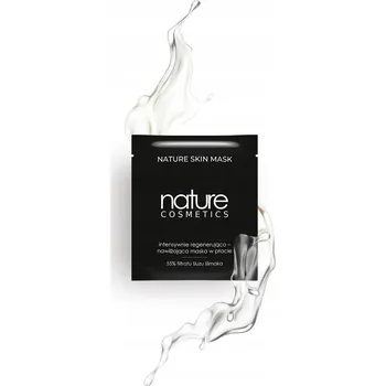 Pleťová maska Pleťová maska Nature Cosmetics s hlemýždím slizem, výživa a hydratace