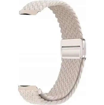 Řemínek na hodinky SILIKONOVÝ ŘEMÍNEK 14MM PRO GARMIN LILY 2 BÉŽOVÝ