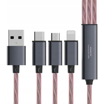 Datový kabel Kabel Somostel USB - USB-C 1,2 m červený