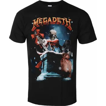 Pánské tričko Tričko metal pánské Megadeth - Santa Vic Chimney - ROCK OFF - MEGATS17MB - L