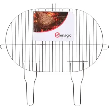 Mřížka gril.jednoduchá chrom 50,5x33cm