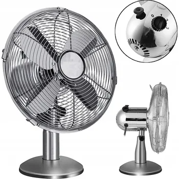 Domácí ventilátor Stolní ventilátor Zilner STOLNÍ VENTILÁTOR stříbrný/šedý