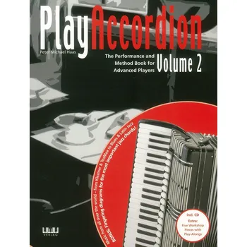 PlayAccordion 2 + CD / repertoár a cvičení pro pokročilé akordeonisty