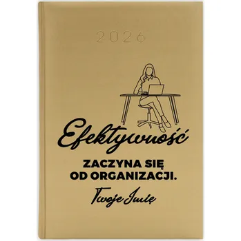 Kalendář Knižní kalendář 2026 A5 zlatý