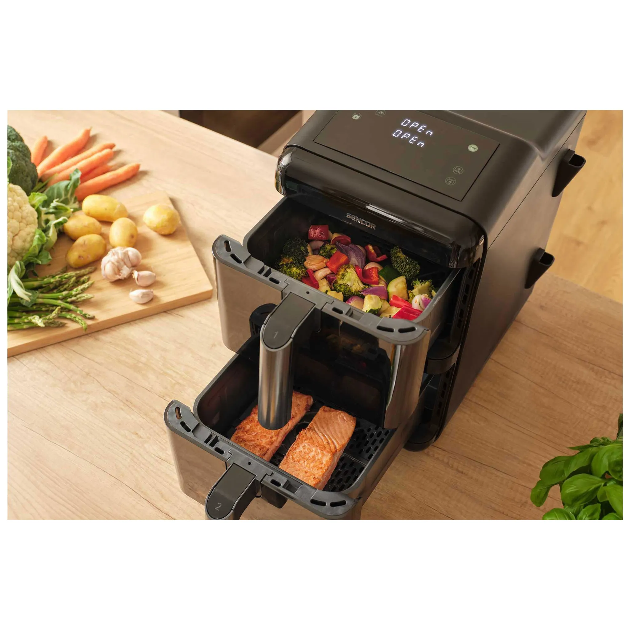 Fotografie 11 - Fritéza Sencor SFR 1250BK černá