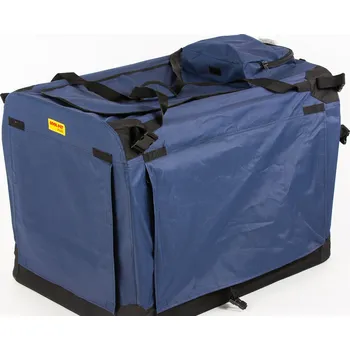přepravka pro zvíře Přepravní boxy na míru, výroba na zakázku, tmavá modrá délka-šířka-výška boxu: S 51x36x36cm až 59x41x41cm