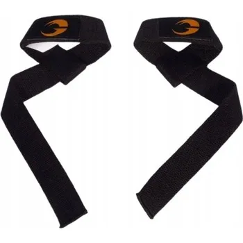 Popruhy na zápěstí pro posilování GASP Classic Lifting Straps černé