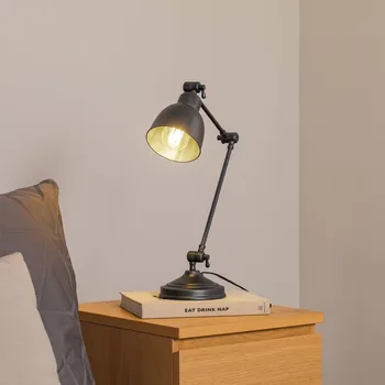 Lampička Euluna Stolní lampa Emoti, antracitová, výška 45 cm, nastavitelná 1 x 15 W LED - Doprava zdarma