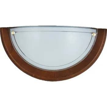 UFON nástěnné svítidlo max. 1x60W | E27 | IP20 - tmavé dřevo