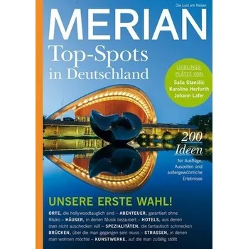 Cestování MERIAN Magazin Top-Spots in Deutschland 12/21