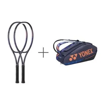 Tenisová raketa 2x Yonex PERCEPT 97 MIDNIGHT NAVY - 310g + 1x Bag PRO RACQUET 9 L2