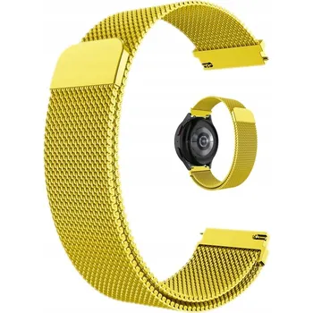 Řemínek na hodinky Řemínek KBR Games univerzální 20mm žlutý