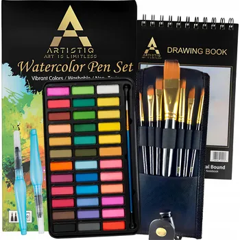 Výtvarná barva Vícebarevné akvarelové barvy Artistiq 40 ks 480 ml