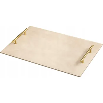 Navaris Podnos na sklenice a nápoje, béžový