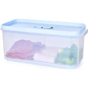 Dóza na potraviny HERMETIC FRESH | dóza na potraviny s odkapávací mřížkou a silikonovým těsněním | 1200 ml | výška 9,5 cm Dedra