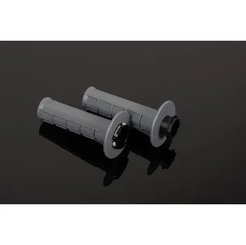 Řazení (gripy) RENTHAL G235 (RENTHAL řazení (gripy) MX ORIGINAL LOCK-ON MEDIUM (HALF WAFFLE) barva šedá)
