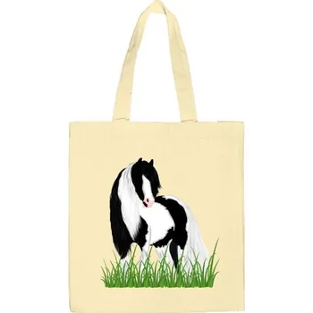 Nákupní taška Velká plátěná taška s potiskem Cobie malá taška