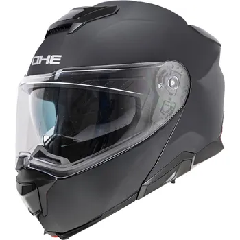 Helma na motorku Moto helma Yohe 937 Double Visor Matná Černá Černá XXL