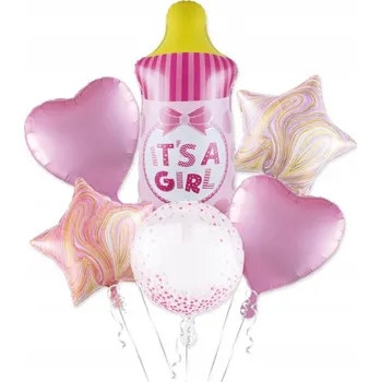 Balónek SADA balonků BABY SHOWER pro holčičku LAHEV