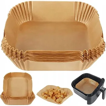 Obraz Papírové vložky do fritézy čtvercové 16cm 100 kusů KLAUSBERG KB-7781