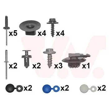 Karosérie Montážní sada, nárazník VAN WEZEL 4377793