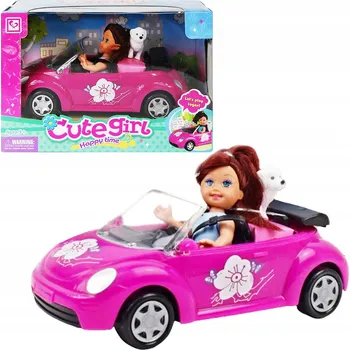 Panenka Panenka v autě 25x7 cm CUTE GIRL