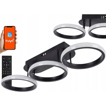 LED stropní svítidlo stropní svítidlo přisazené panel s aplikací TUYA 3 barvy WIFI dálkový ovladač