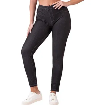 Dámské legíny Bellinda RELAX & GO JEANS TREGGINGS BE710001 černá M