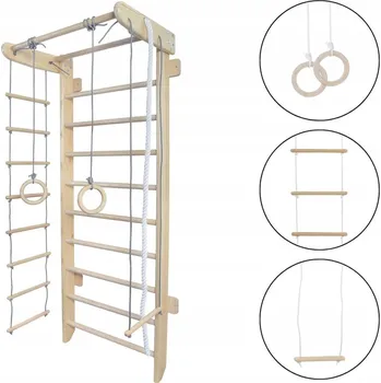Žebřík Žebřík na cvičení Małpiszon 225 cm x 87 cm
