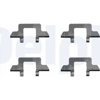 Přislušenství brzdového systému Sada příslušenství, obložení kotoučové brzdy DELPHI LX0341