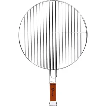 Grilovací rošt Mřížka gril.dvojitá chrom pr.37cm