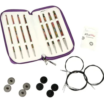 Nástroj na niť a příze Knitpro Symfonie Set tuniských háčků