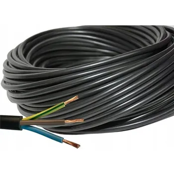 Síťový kabel Kabel 3x1,5mm2 H05VV-F (CYSY3x1,5mm) černý, balení 100m